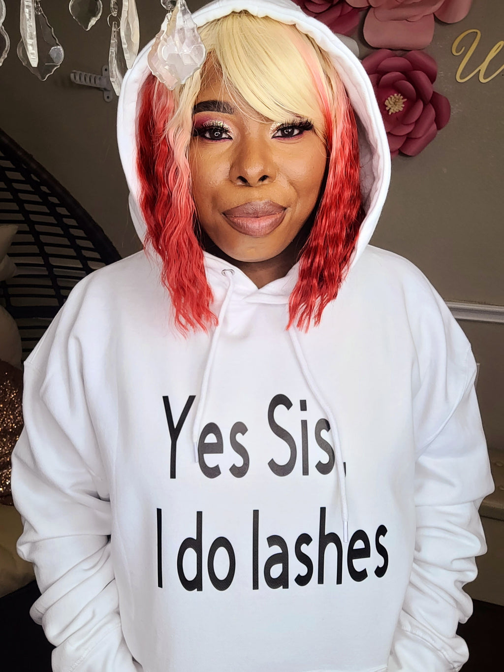 YES SIS I DO LASHES HOODIE